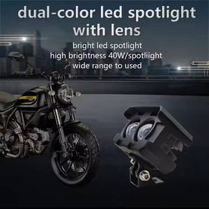 Sistema de Iluminación LED de 20W para Motocicleta, Foco LED de 2SMD, Luz Dual de Aluminio, Luz de Trabajo Industrial para Oficina, 12V 6000K Universal - Product Image 5