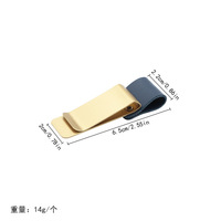 Pince à billets multifonctionnelle en métal, accessoire pour carnet, pince à stylo, pince de lecture pour étudiant, personnalisation en gros