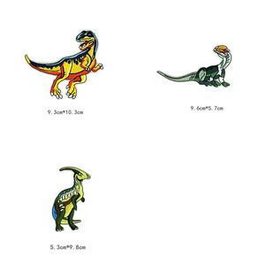 Wholesale Custom Iron on Embroidery Jurassic Era Dinosaur Patches for Cloth - Product Image 5