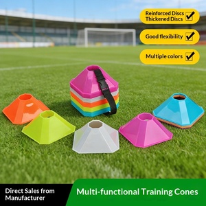 Placa de Señalización Octogonal de PE para Entrenamiento de Agilidad en Baloncesto, Fútbol y Voleibol - Obstáculo Auxiliar Tipo Cubo de Señalización - Product Image 6