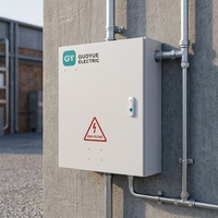 Caja de Distribución Impermeable IP65, Gabinete Metálico de Pared con Recubrimiento en Polvo para Distribución de Energía en Exteriores
