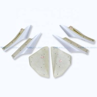 Pour Mitsubishi Lancer EVO 10 CZ4A 2008-2016, kit carrosserie avec ailerons avant de style VRS en FRP