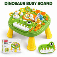 Nouvelle arrivée EPT - Table d'activités pour bébé dinosaure - Clavier musical - Jouet d'apprentissage interactif pour les tout-petits