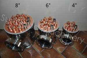 Torre de desinfección con placa de burbujas, torre de reflujo de <span class=keywords><strong>4</strong></span> pulgadas - Product Image 3