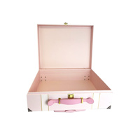 Boîte-cadeau de valise en carton écologique personnalisée pour enfants avec poignée petit emballage en carton léger pour vêtements jouets cadeaux