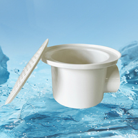 Drain de fond en plastique pratique pour étang Koi eau salée Aquarium poisson crevettes système d'aquaculture