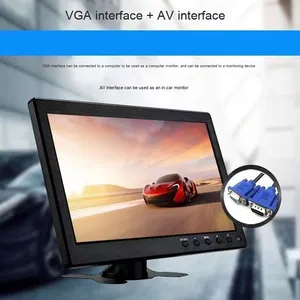 Nhỏ 10.1-inch HD LCD xe màn hình với <span class=keywords><strong>VGA</strong></span> 1080p khả năng tương thích cho máy tính máy chủ 1 năm bảo hành - Product Image 5