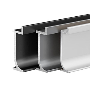 Plinthe encastrée en alliage d'aluminium 18 cm, profil d'angle invisible, panneau mural dissimulé pour usage hôtelier, durable et résistant à l'humidité - Product Image 1