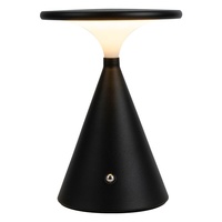 Lampe de bureau LED créative minimaliste moderne en forme de soucoupe volante avec interrupteur à bouton et commande tactile pour les salles d'étude, salles à manger, dortoirs, chambres et veillées nocturnes