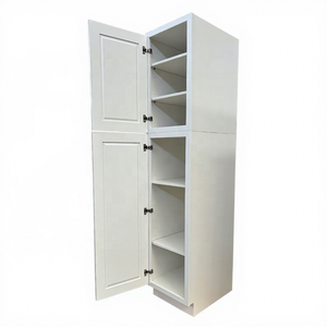 USA RTA <b>Kitchen</b> <b>Cabinets</b> Stock Modern <b>Kitchen</b> Pantry <b>Cabinet</b> Painting White Shaker America Tall Wooden <b>Cabinet</b> With Doors - Product Image 1