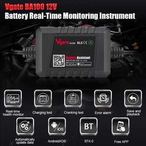 Nuovo Tester per Batteria Auto Vgate Battery Assistant <span class=keywords><strong>Bluetooth</strong></span> 4.0 BA100, Monitor 12V per Android e iOS, Analizzatore Wireless - Product Image 4