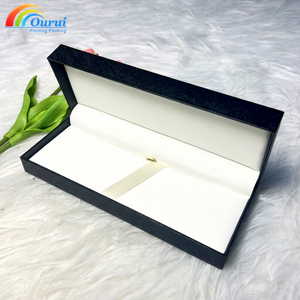 Luxury Rigid Paper Gift <b>Box</b> Custom Brand <b>Pen</b> Packaging <b>Box</b> Ribbon Lined Cardboard <b>Box</b> for Business Promotion - Product Image 6