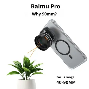 เลนส์มือถือรุ่นใหม่ปี 2026 ขายส่งจากโรงงาน เลนส์มาโคร 90 มม. รุ่นอัปเกรด อุปกรณ์ถ่ายภาพ พร้อมฟิลเตอร์ 67 มม. สำหรับ iPhone - Product Image 4