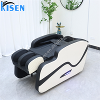 Kisen nouveau modèle de meubles cheveux Spa Salon confortable couché Massage lavage bassin thérapie esthéticienne Thai shampooing lit à vendre