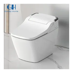 Moden Smart Toilet featuring Bidet Function Heated Seat and Personalized Settings Water Closet Toilet in Bathroom Comfort