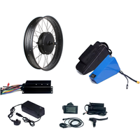 Kit de conversion de vélo électrique XRH 250W 300W 500W 1000W 1500W 2000W 3000W 5000W avec jantes MTX 27,5'' 29'' et pneus larges, et batterie de vélo électrique 72V