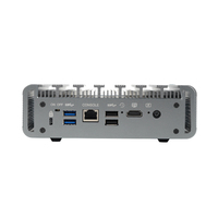 Mini PC industriel sans ventilateur, pare-feu Pfsense, routeur logiciel sans fil, TPM 2.0, Quad Core J6412, 6 ports LAN Gigabit Ethernet, en alliage d'aluminium