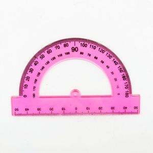 Juego de Reglas Geométricas de Alta Calidad para Material Escolar, 4 Piezas, con Transportador de 180 Grados para Estudiantes de Geometría - Product Image 5