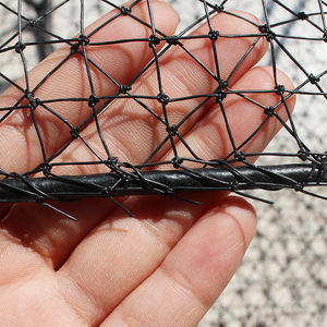 Piège à crabe électrique pliable de haute qualité m en Nylon, casier à crevettes carrées, pour pêcher les poissons, écrevisse - Product Image 6