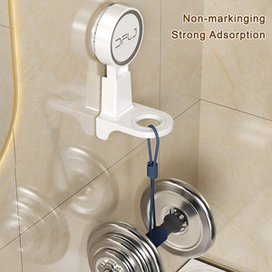 Salle de bain sans colle sans perçage suspendu distributeur de savon liquide support de bouteille mural douche shampooing porte-bouteille - Product Image 4