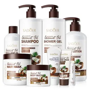 Sadoer Groothandel Kokosnoot Hydraterende Douchegel Aminozuur Anti Roos Handcrème Haarmasker Tandpasta Shampoo