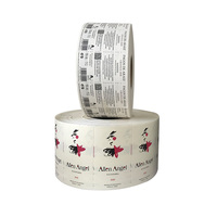 Étiquettes personnalisées pour bouteilles de vin à bas prix, autocollantes, anti-contrefaçon, avec pelliculage brillant, impression CMYK personnalisée, en feuille/rouleau