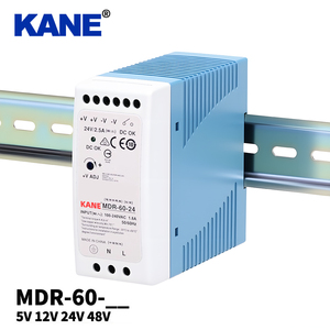 KANE MDR-60 60W DINレールDC電源 5V 12V 24V 48V AC-DC単出力産業用スイッチング電源（制御盤用） - Product Image 1