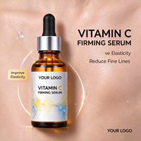 Sérum Visage à la Vitamine C Éclaircissant Hydratant Raffermissant pour Soin Quotidien du Visage OEM Logo Personnalisé