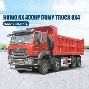 中国重汽豪沃NX 8X4 400HP新型欧<span class=keywords><strong>2</strong></span>柴油重型自卸车，带左转向右舵驾驶摄像机，用于建筑销售 - Product Image 2