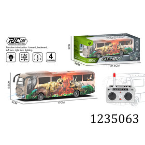 Voiture télécommandée Bus de ville télécommandé avec lumière et contrôleur Mini-Pro Baby Bus Cars Model Toys Vehicles for Kids - Product Image 4