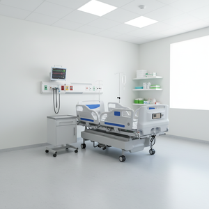 Медицинская кровать Diquan4 класса люкс с автоматическим управлением для домашнего ухода и реабилитации, с функцией переворачивания, из АБС-пластика, медицинская мебель - Product Image 4