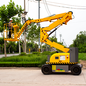נייד מבוטא בום מעלית פלטפורמת תחזוקה משאית עבודה אווירית סיבוב רכב ליתיום סוללה/230 מופעל דיזל עומס ק "ג - Product Image 1