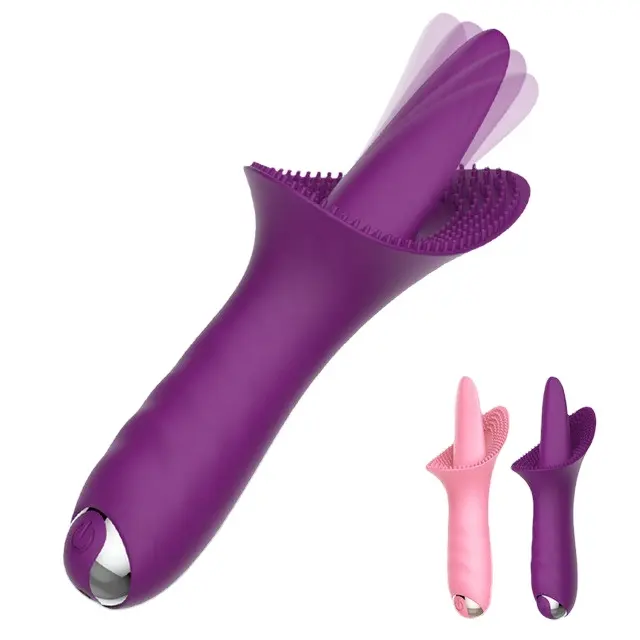 Vibrador punto G clítoris lengua vibrador, Mini vibrador para estimulador de clítoris-juguete sexual para mujeres y parejas USB magnético recargable