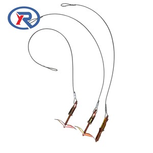 Hot Sale 1m 2m Stability Ground Anchor Out <strong>Stake</strong> Cable Outdoor Folding Ring Ground Anchors Cable with Wire - Product Image 1