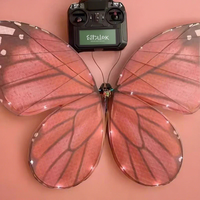 Drone papillon LED pour spectacle sur scène de mariage, décoration d'événements et promotion commerciale, spectacle de lumière volante