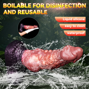 YOCY <span class=keywords><strong>Dildo</strong></span> de Silicona Suave de <span class=keywords><strong>14</strong></span> Pulgadas con Forma de Animal, Consolador de Fantasía con Ventosa, Juguetes Sexuales para Masturbación Femenina y Masculina - Product Image 3