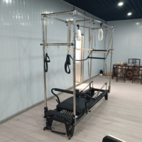 Machine de Pilates Reformer en alliage d'aluminium, équipement d'exercice de Pilates pour studio et salle de sport, trois en un