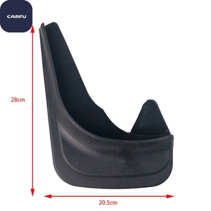 Garde-boue universels CARFU pour voiture, ensemble avant/arrière 28x20,5 cm, en ABS durable et flexible, installation facile - Product Image 2