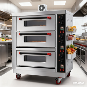 Commercial Bakery Oven 1-3 Decks 2-3 Trays Cake Baking Oven DC01 Oven DC01 - Product Image 4