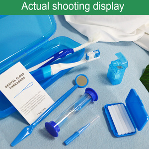 8 pz/set Kit spazzolino dentale portatile Eco Friendly pulizia Aral Care Kit apparecchi per l'igiene orale igiene orale - Product Image 5