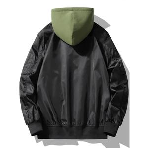 Fabricants de vestes, vente en gros de nouvelles vestes à capuche pour hommes pour l'automne et l'hiver, chaudes, adaptées au loisir et à la mode - Product Image 2