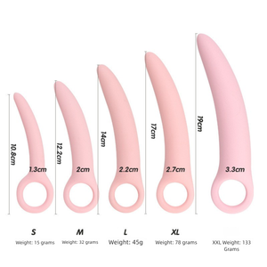Hilal şekilli kadın Anal Plug toptan pelvik kat kas çalıştırıcı Dilators setleri kadın seks oyuncak popo fiş - Product Image 3