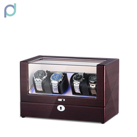 Boîte à remontoir de luxe pour montres de luxe, conception anti-magnétique, moteur silencieux, rotation automatique pour montres mécaniques