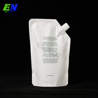 Pochettes à bec verseur en papier kraft écologiques Doypack pour jus et liquides