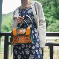 Kustom buatan tangan ukiran terbaru tangan wanita 2024 mode Lixury tas tangan untuk wanita tas tangan