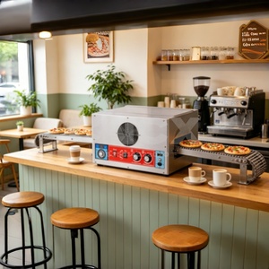 <span class=keywords><strong>Horno</strong></span> de Pizza Eléctrico de 12 Pulgadas, Compacto, de Acero Inoxidable, para Mostrador, Ideal para Tiendas de Comida para Llevar y Restaurantes de Comida Rápida - Product Image 3