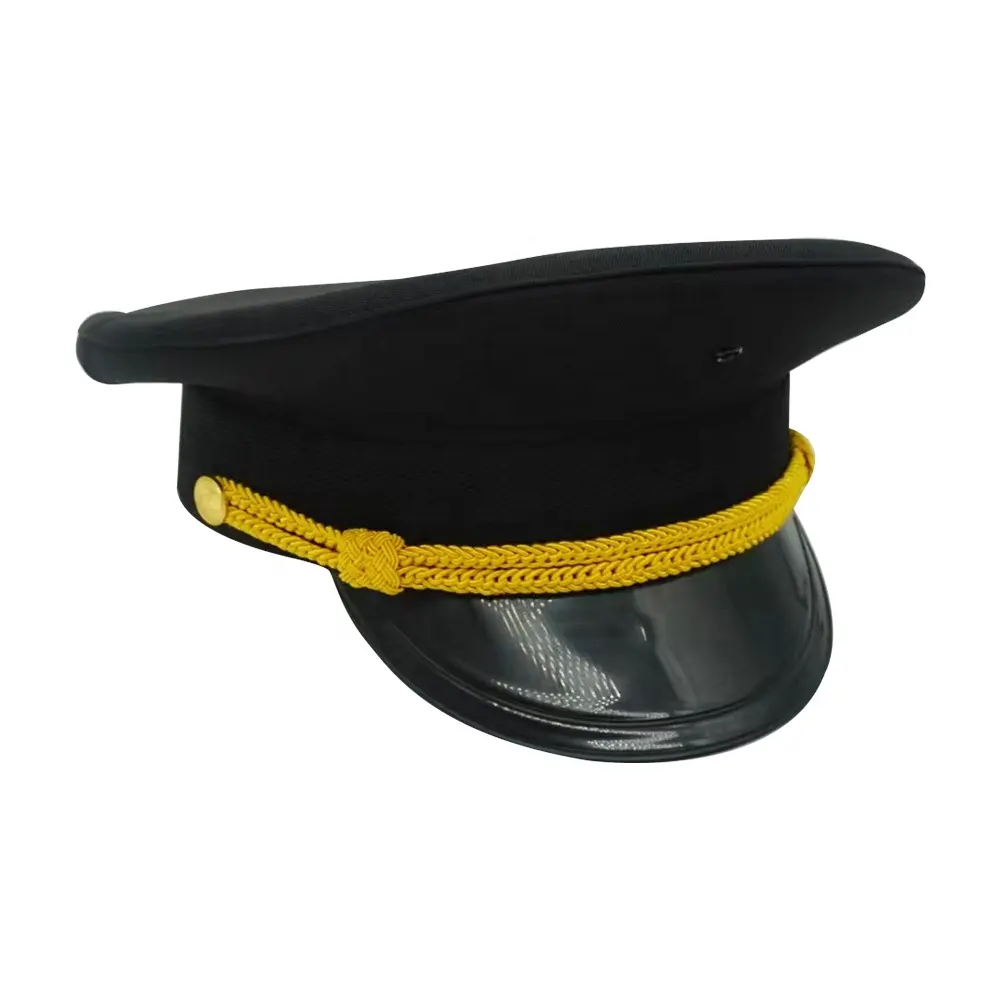 ملابس موحدة قطنية 100% ، قبعة بطول ذروته ، قبعة كابتن للرجال ، قبعات مطرزة للطيار