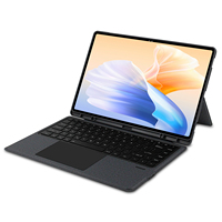 Funda con Teclado Inalámbrico Retroiluminado Desmontable para Samsung Galaxy Tab S8/S9/S10/S11 Ultra con Panel Táctil y Carga Tipo-C