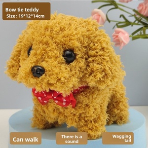 Perro de Peluche Eléctrico de Simulación, Cachorro Eléctrico que Puede Caminar, Ladrar, Asentir y Mover la Cola, Juguete para Niños, Venta al por Mayor - Product Image 3
