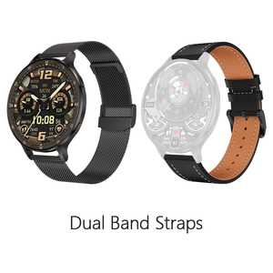 Montre intelligente 1,75 pouce AMOLED Montre connectée Homme Femme <span class=keywords><strong>Fac</strong></span> Prix Alliage d'aluminium Bracelet de fitness Appel BT Oxygène sanguin - Product Image 3